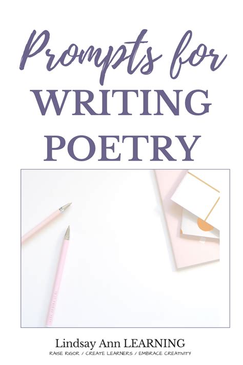 Writing Prompts For Poetry