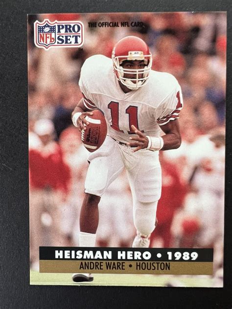 1990 Pro Set Heisman Hero 1989 Andre Ware 38 EBay