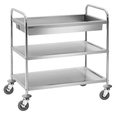 Chariot De Cantine Inox Vogue