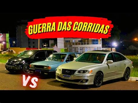 DESAFIO NOTURNO AZERA V6 vs UP TSI STG2 vs GOL TURBO Quem será o