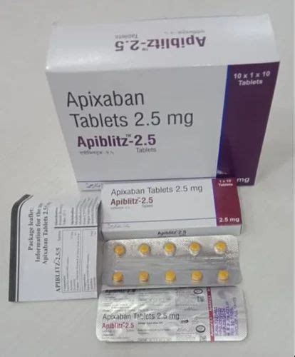 Apixaban 25 Mg 5 Mg At ₹ 300strip Eliquis In Nagpur Id 26155329497