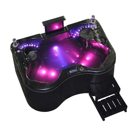 Person Indoor Mini Hot Tub Mini Bathtub Small Bathtub With Free Cover Skirt And Step JCS