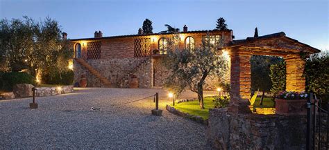 Agriturismo surrounded by vineyards near Florence, Tuscany