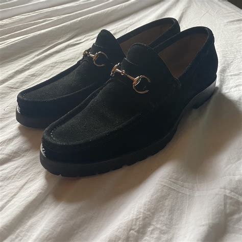 Gucci Women's Black Loafers | Depop