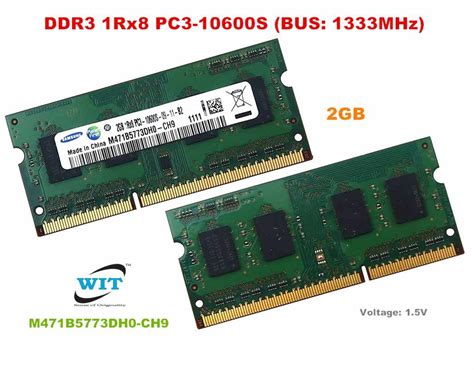 2gb Ddr3 1rx8 Pc3 10600s Bus 1333mhz Memory Or Ram Module Samsung