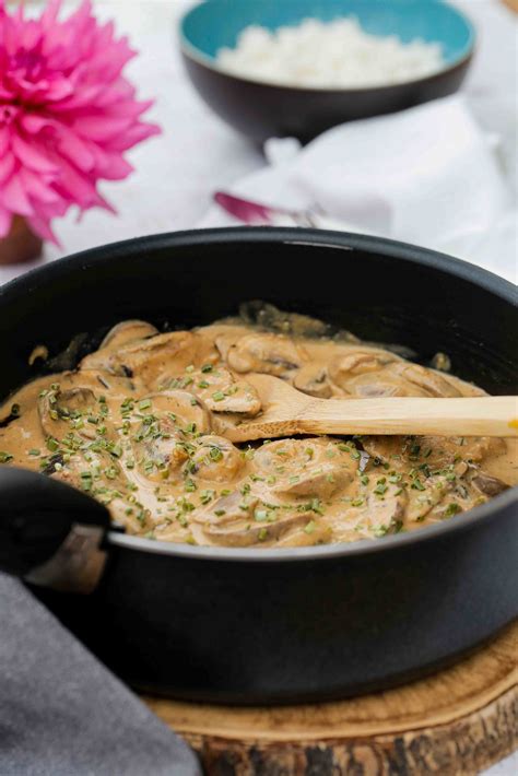 Sausage And Mushroom Stroganoff The Cook And Him