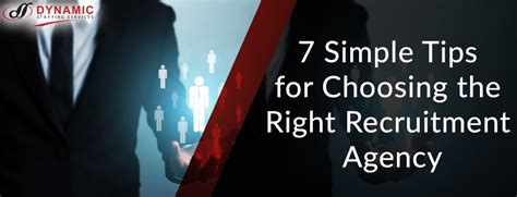 7 Simple Tips For Choosing The Right Recruitment Agency Dynamic