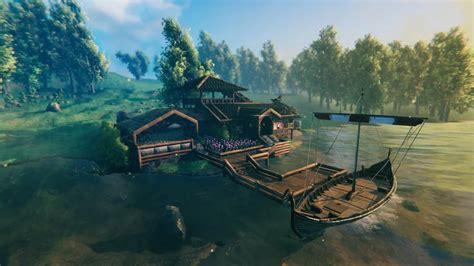 Cozy Dock House Valheim Build