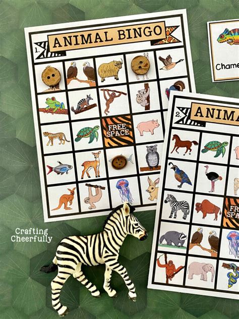 Animal BINGO Game! - Printable Boards - Crafting Cheerfully