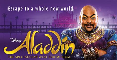 Disneys Aladdin Theatre Tickets With Pizza And Prosecco Covent