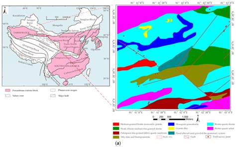 A Simplified Tectonic Map Of China Showing Major Cratonic Blocks And