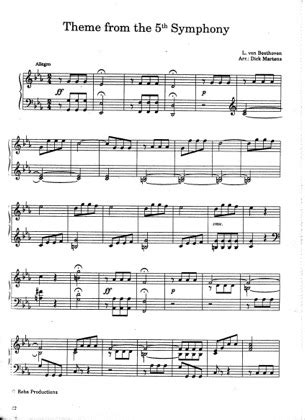 Beethoven Symphony Sheet Music