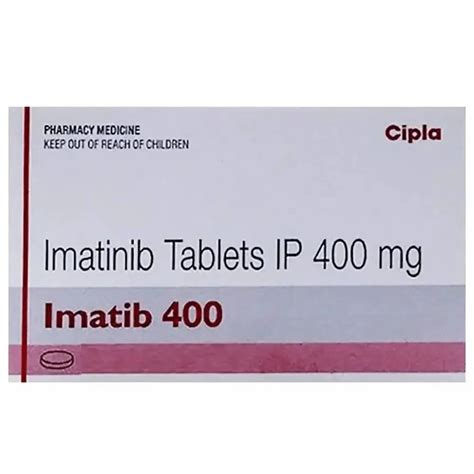 Imatinib 400mg 400 Mg Imatib Tablet Cipla 10x1 At Rs 1526 Stripe In Nagpur