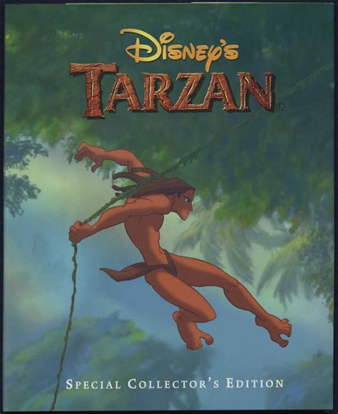 Disney S Tarzan Book Signed With Original Tarzan Drawing By Author