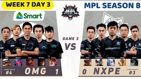 NEXPLAY VS OMEGA GAME 2 WEEK 7 DAY 3 MPL SEASON 8 YouTube