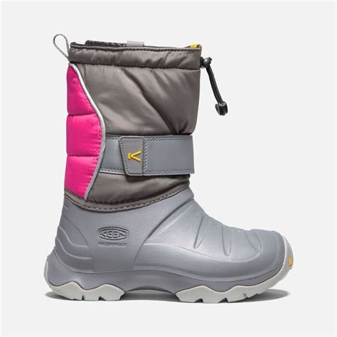 Keen Lumi II - Keen Snow Boots Online Store - Kids' Grey/Pink Keen Boots