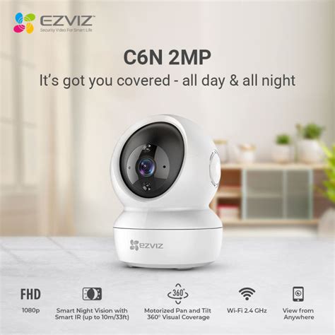 Ezviz C6n Indoor Smart Wi Fi Pan And Tilt Camera Lazada Ph