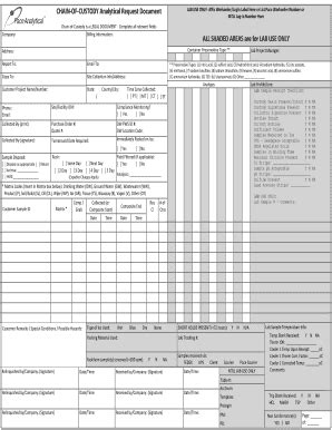 Pace Analytical Chain Of Custody Fill And Sign Printable Template Online