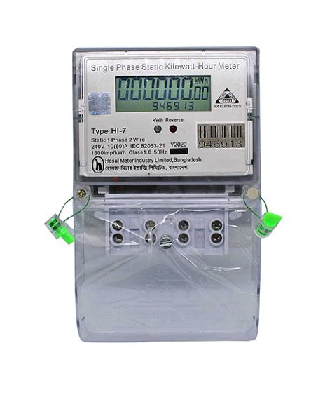 Energy Meter Single Phase 220VAC Hosaf, 40% OFF