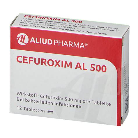 CEFUROXIM AL 500 Tabletten 12 St Shop Apotheke