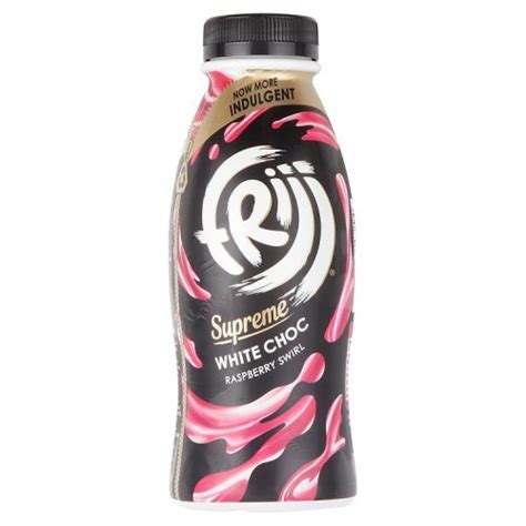 Frijj Supreme White Chocolate And Raspberry Swirl Milkshake 375 Ml