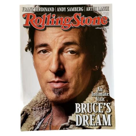 Rolling Stone Bruce Springsteen Cover Issue 1071 February 5 09 No