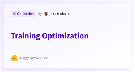 training optimization  jacob sizzle collection