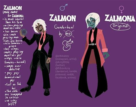 Zalmona Genderbend Tumblr Gay Drawing Cartoon Faces Genderbend