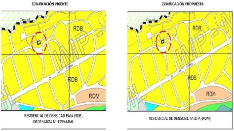 Solicitud de Cambio de Zonificación de RDMB a RDM Campañas