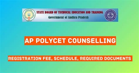 AP POLYCET Counselling Process Begins For 2024