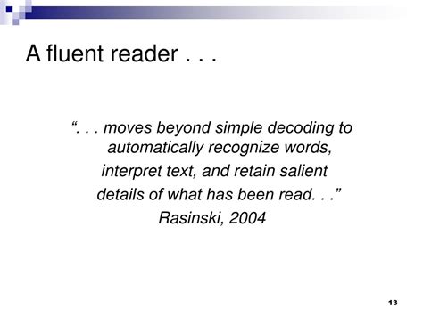 PPT Assessing Reading Fluency As A Specific Learning Disability