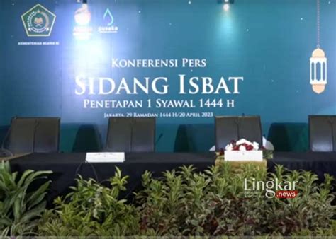 Idul Fitri 1 Syawal 1444 H Jatuh Pada Hari Sabtu 22 April 2023