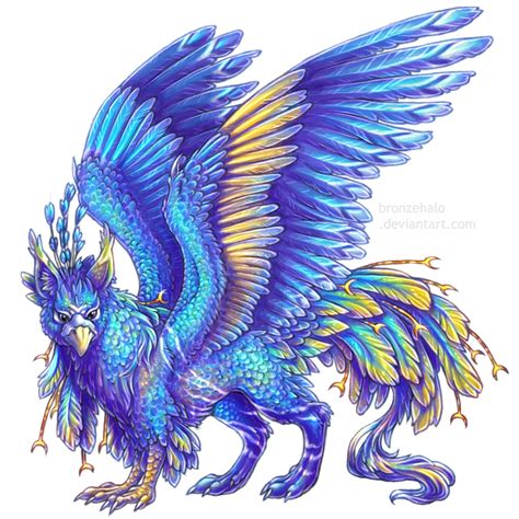 Peacock Griffon By Bronzehalo On Deviantart