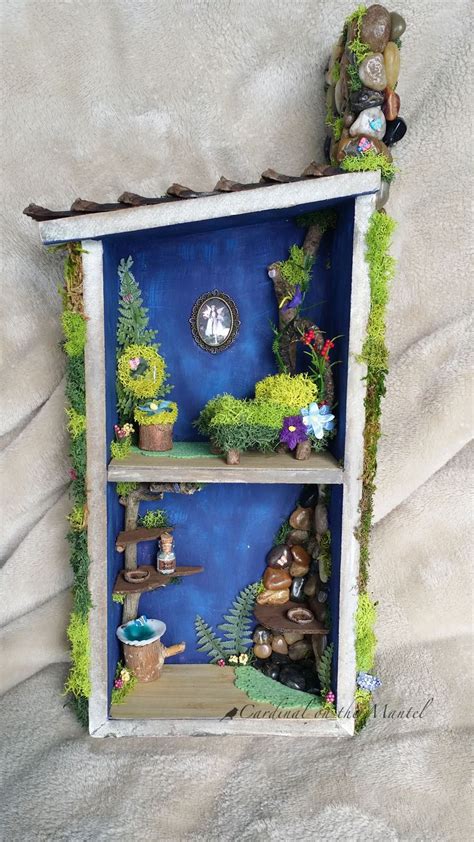 Fairy Dollhouse, Fairy Garden, Diorama, Handcrafted by Cardinal on the ...