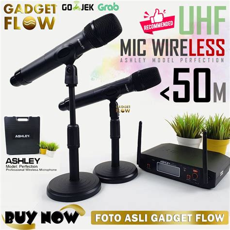 Jual Mic Wireless Ashley Perfection Original Garansi Resmi Shopee