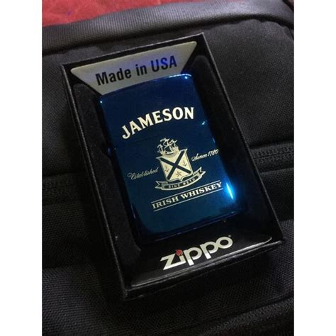 Jual Korek Api Zippo Blue Ice Grafir Laser Motif JAMES N Gratis