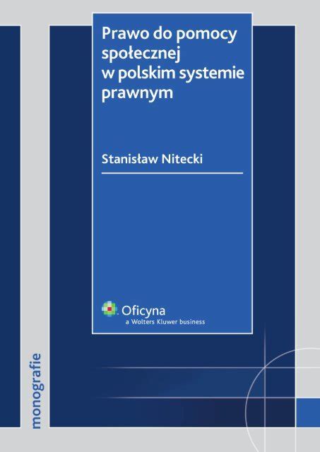 Prawo Do Pomocy Spo Ecznej W Polskim Systemie Prawnym