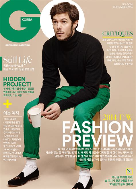 Adam Brody For Gq Korea September 2014 Issue