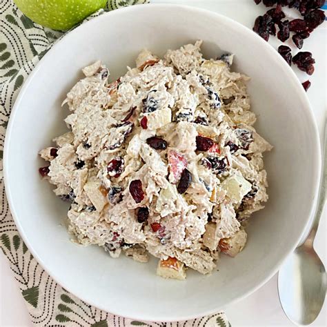 Cranberry Chicken Salad With Apples Meatloaf And Melodrama