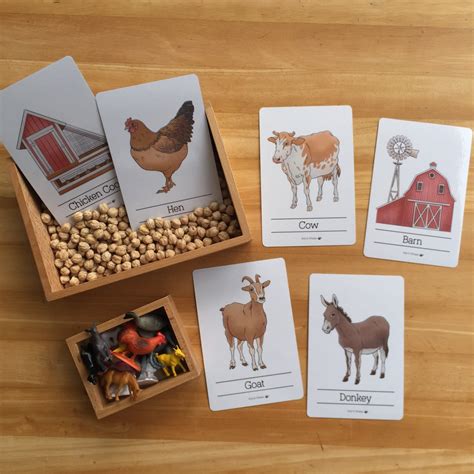 Farm Animals Flashcards, Hobbies & Toys, Toys & Games on Carousell