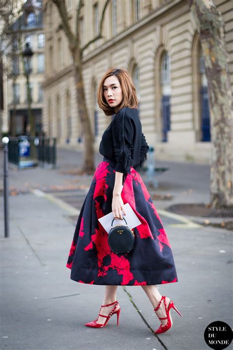 Paris Fashion Week Fw 2014 Street Style May Buranasiri Style Du