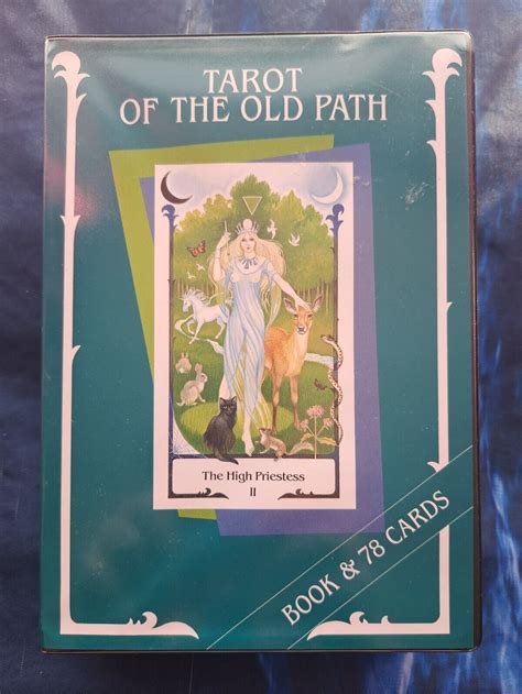 Tarot Of The Old Path 1990 Book And Card Set Rare Mint Condition