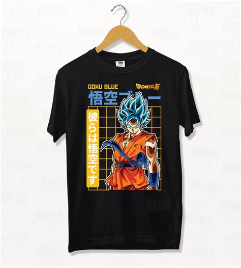 Remera Dragon Ball Z Goku Super Saiyan Blue Colores Ideas Mvd