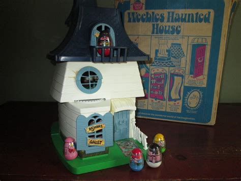 Vintage Weebles 1976 Hasbros Haunted House With Box 1953538721