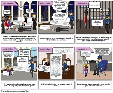 Un Crimen Perfecto Storyboard By 809077c9