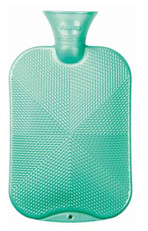 Soft Mint Hot Water Bottle Crystal Star Fashy