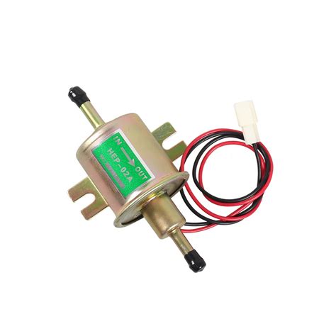 1 Pcs Universal Electric Fuel Pump Kit 12v 3 6psi Inline Low Pressure Fuel Pump For All 12