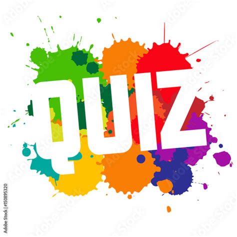 Quiz Fichier Vectoriel Libre De Droits Sur La Banque D Images Fotolia