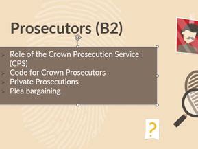 Prosecutors | Teaching Resources