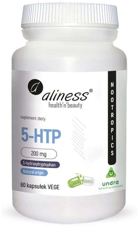 ALINESS 5 HTP 200mg 60k STRES UKŁAD NERWOWY PAMIĘĆ 12825779777 Allegro pl